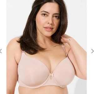 TORRID 54C Perfect T-Shirt Bra 360 Back Smoothing Nude Rose Dust